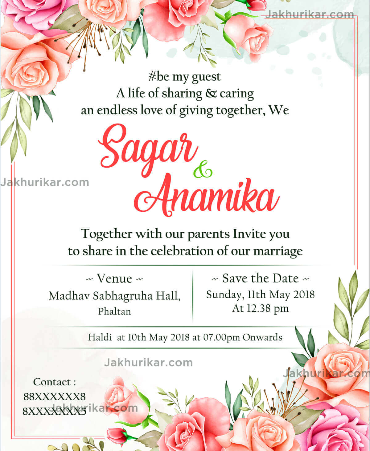  Royal Marriage Invitation | traditional hindu Marriage video card for whatsapp 